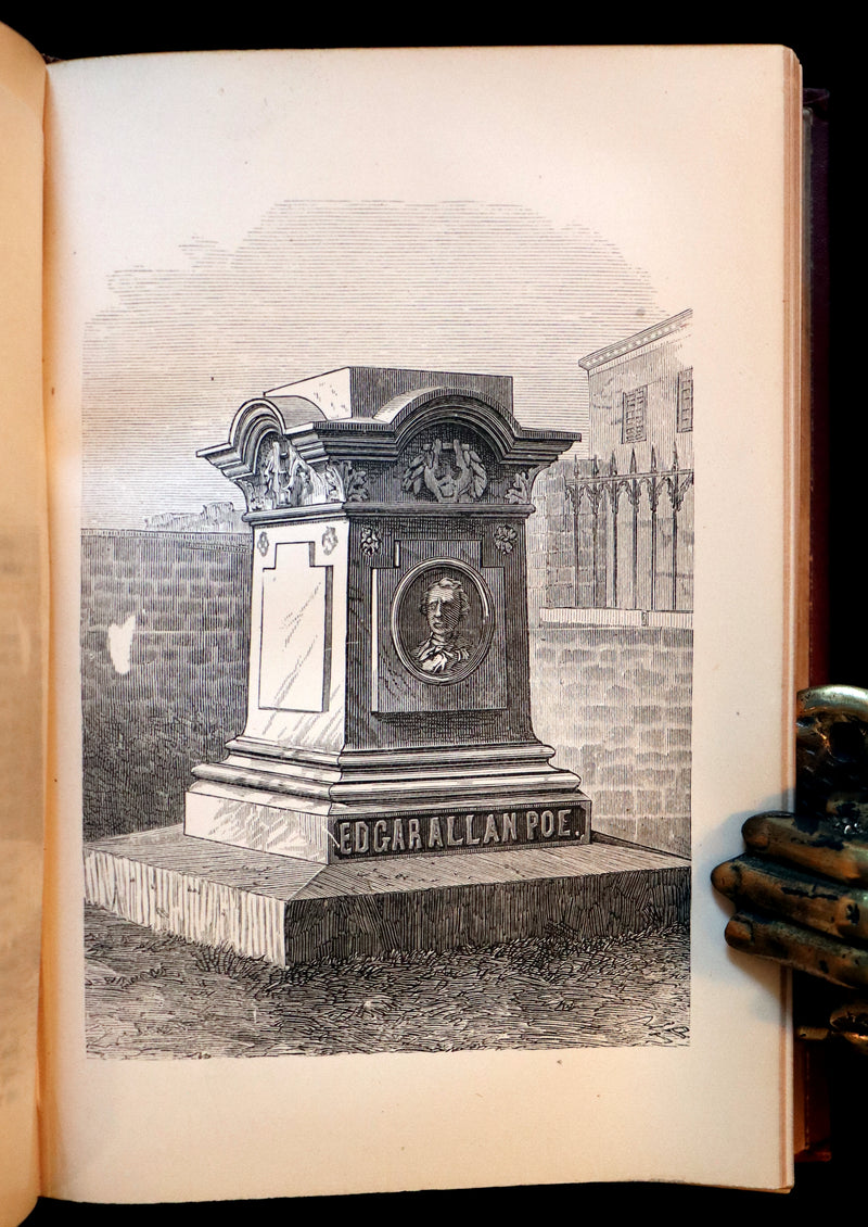 1876 Rare First Memorial Edition - Poems and Essays of Edgar Allan Poe (The Raven, Lenore, Ulalume, ...).