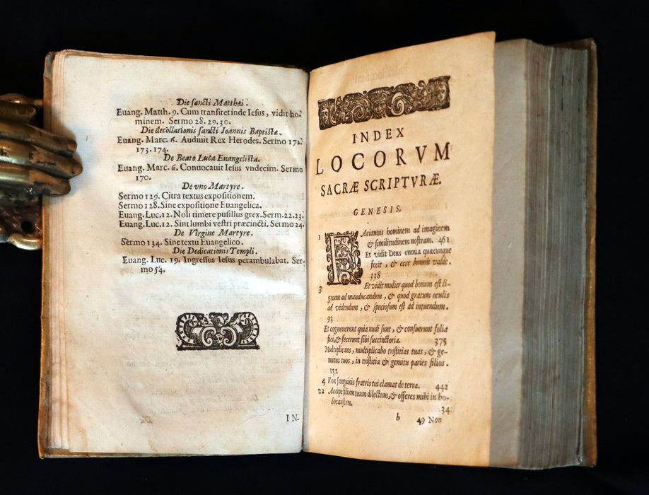 1636 Scarce Latin vellum Book - Peter Chrysologus - Sermons on Christian life in fifth-century Ravenna (Italy).