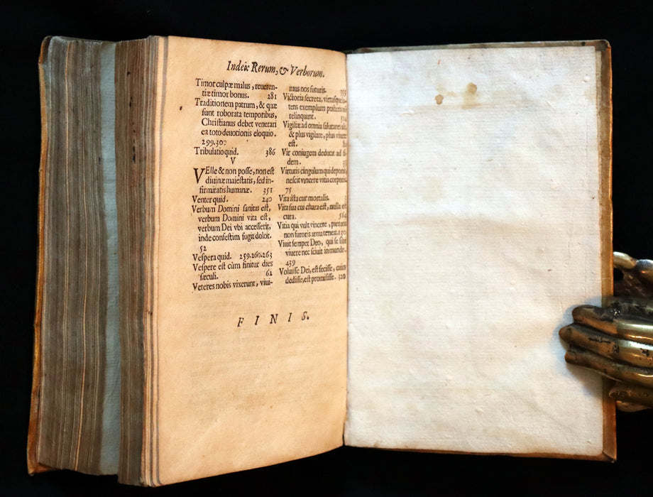 1636 Scarce Latin vellum Book - Peter Chrysologus - Sermons on Christian life in fifth-century Ravenna (Italy).