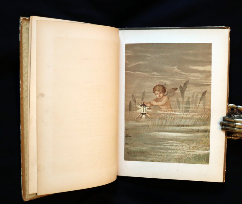 1882 Scarce Victorian FAIRY Book ~ LOUISE CLARKSON FLY-AWAY FAIRIES AND BABY-BLOSSOMS. First Edition.