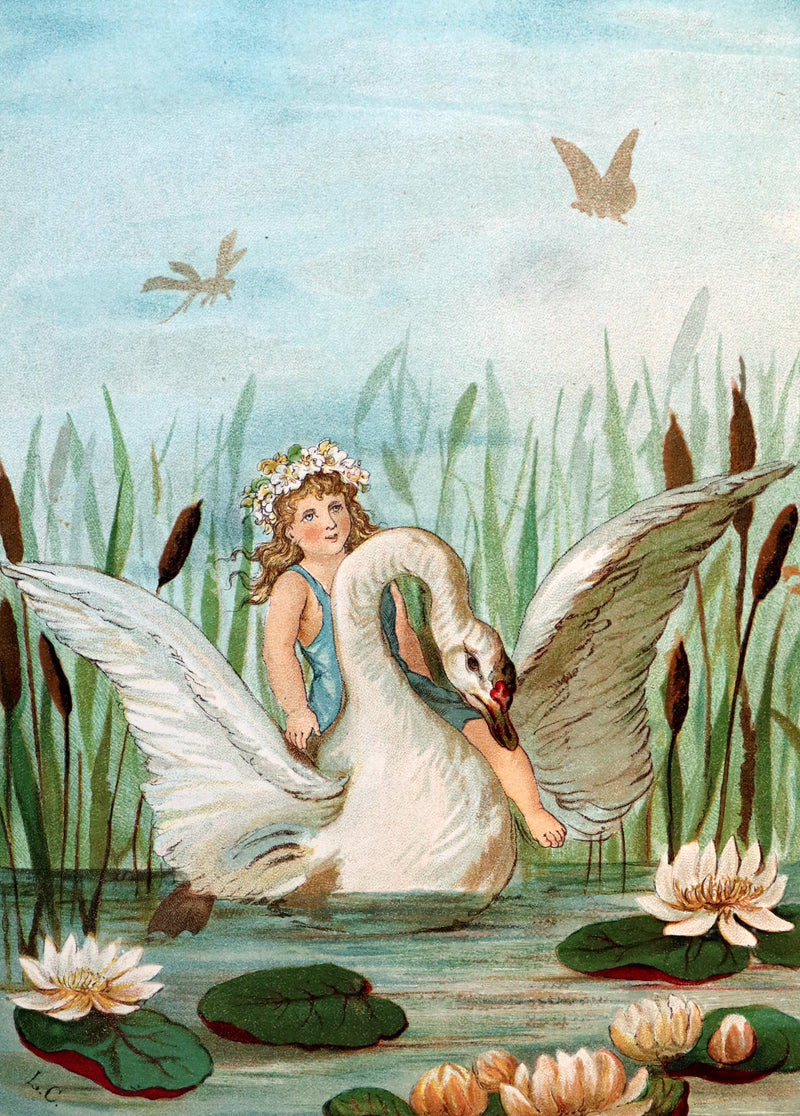 1882 Scarce Victorian FAIRY Book ~ LOUISE CLARKSON FLY-AWAY FAIRIES AND BABY-BLOSSOMS. First Edition.