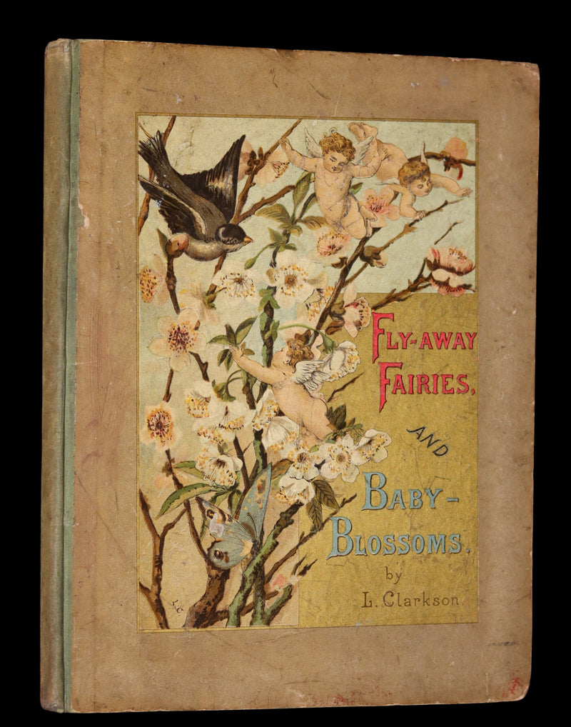 1882 Scarce Victorian FAIRY Book ~ LOUISE CLARKSON FLY-AWAY FAIRIES AND BABY-BLOSSOMS. First Edition.