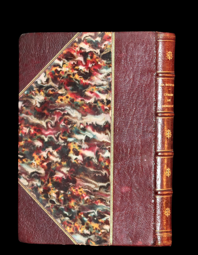 1898 Rare French Book - Cyrano de Bergerac by Edmond Rostand. First Edition, early printing.