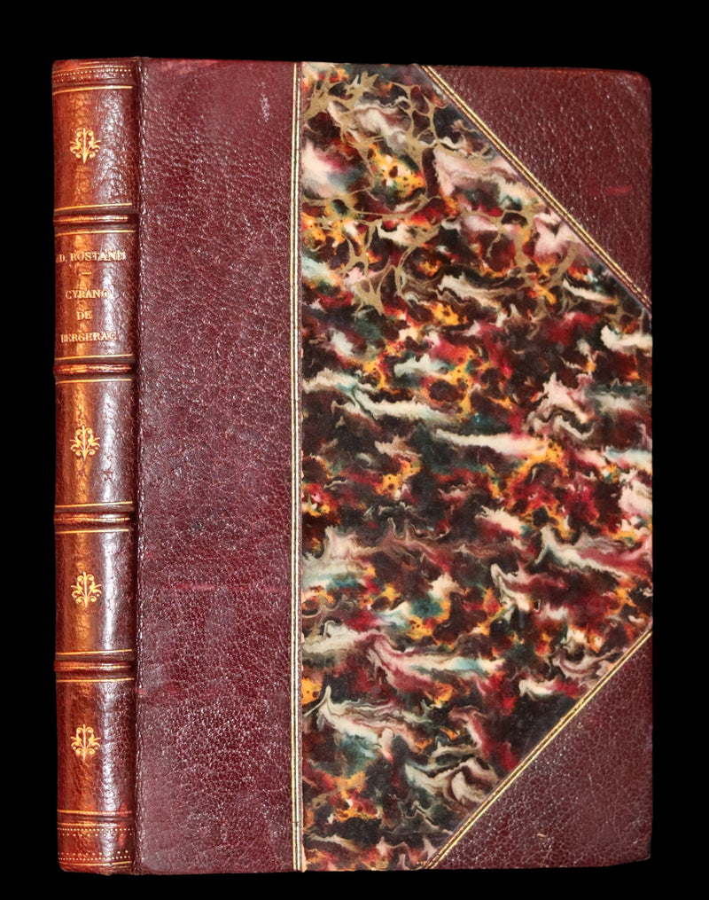 1898 Rare French Book - Cyrano de Bergerac by Edmond Rostand. First Edition, early printing.