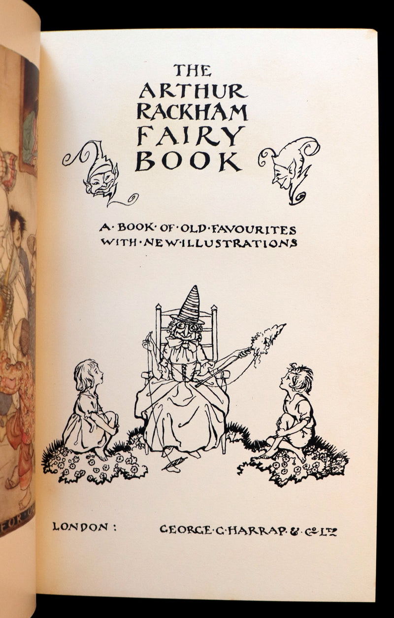 1959 Rare Book - The Arthur RACKHAM Fairy Book - A Book of Old Favourites with New Illustrations.