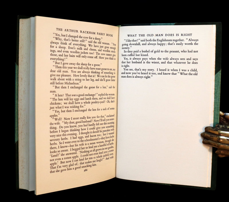 1959 Rare Book - The Arthur RACKHAM Fairy Book - A Book of Old Favourites with New Illustrations.