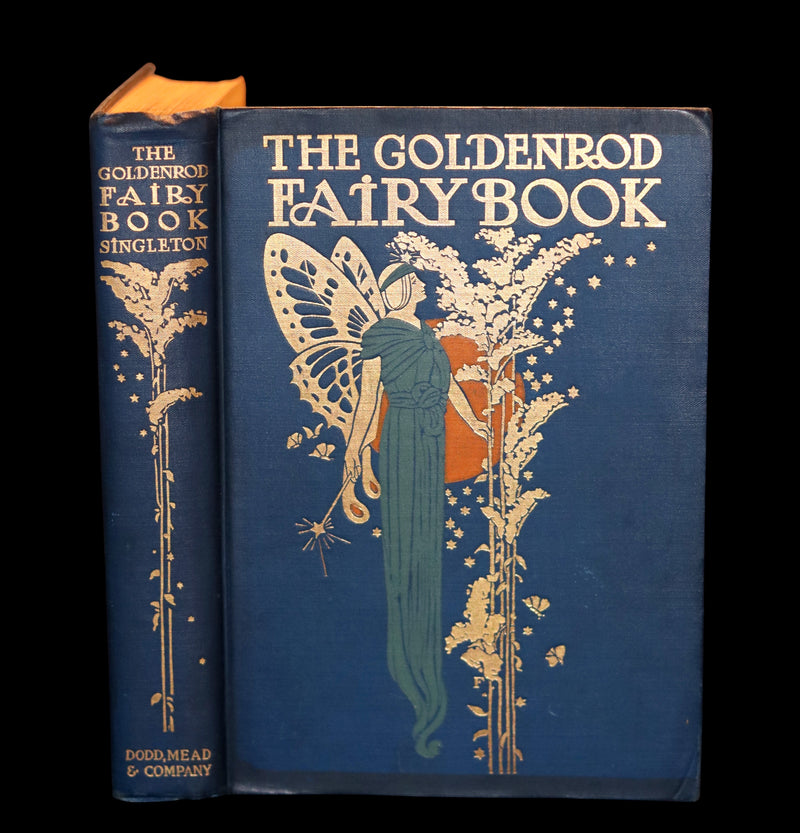 1903 Scarce First Edition - The GOLDENROD FAIRY BOOK illustrated by Charles Buckles Falls.
