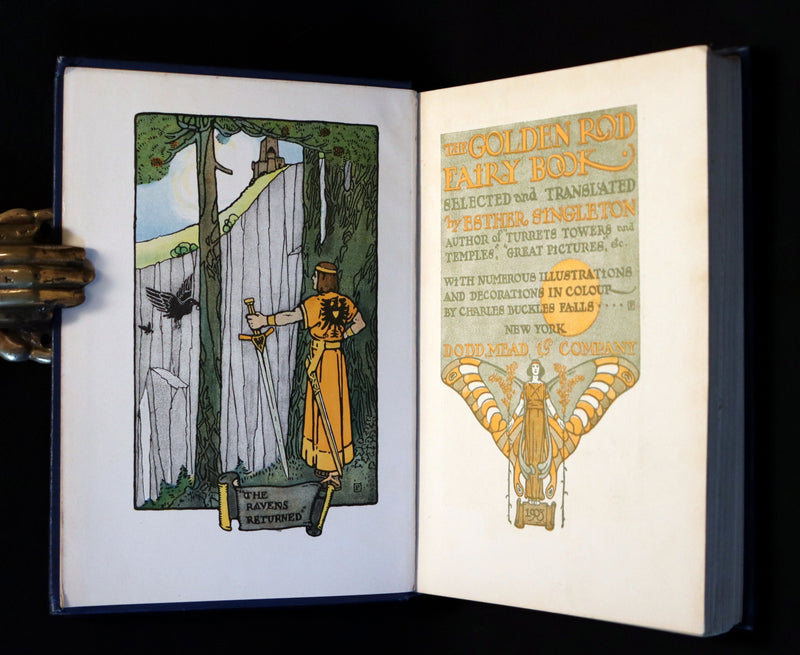 1903 Scarce First Edition - The GOLDENROD FAIRY BOOK illustrated by Charles Buckles Falls.