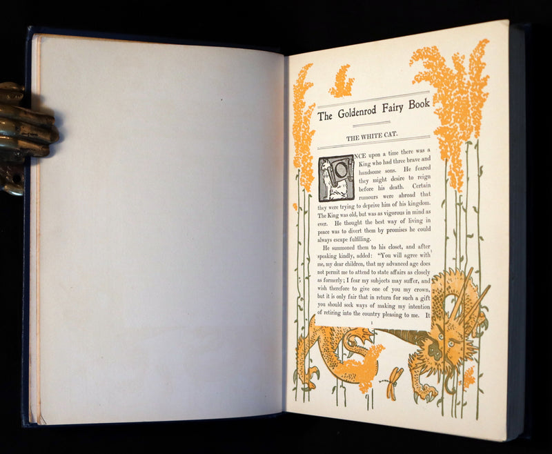 1903 Scarce First Edition - The GOLDENROD FAIRY BOOK illustrated by Charles Buckles Falls.