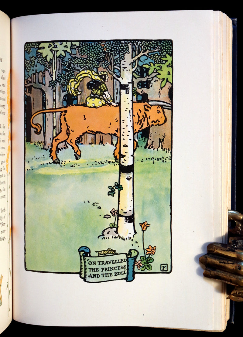 1903 Scarce First Edition - The GOLDENROD FAIRY BOOK illustrated by Charles Buckles Falls.