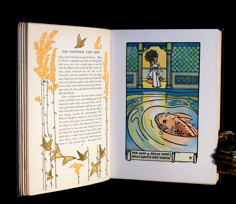 1903 Scarce First Edition - The GOLDENROD FAIRY BOOK illustrated by Charles Buckles Falls.
