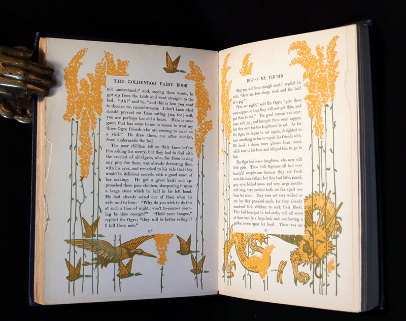 1903 Scarce First Edition - The GOLDENROD FAIRY BOOK illustrated by Charles Buckles Falls.