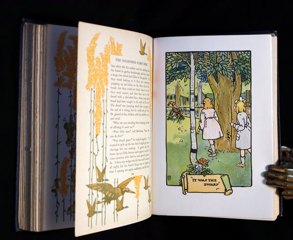 1903 Scarce First Edition - The GOLDENROD FAIRY BOOK illustrated by Charles Buckles Falls.