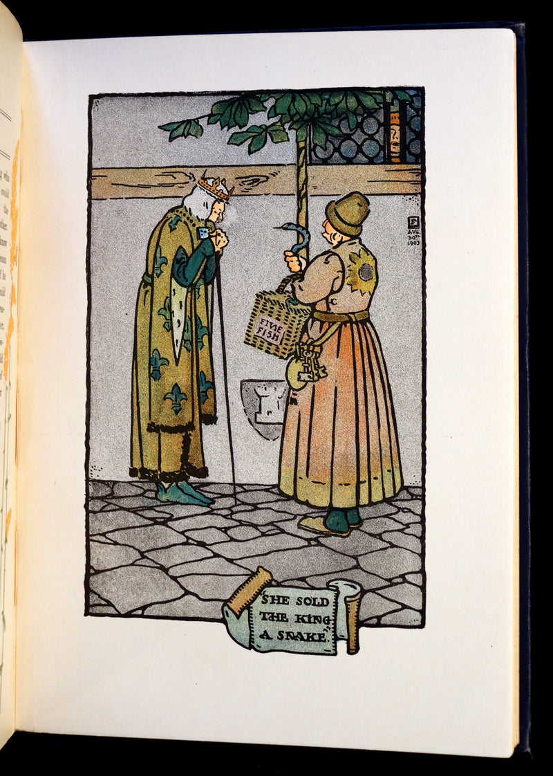 1903 Scarce First Edition - The GOLDENROD FAIRY BOOK illustrated by Charles Buckles Falls.