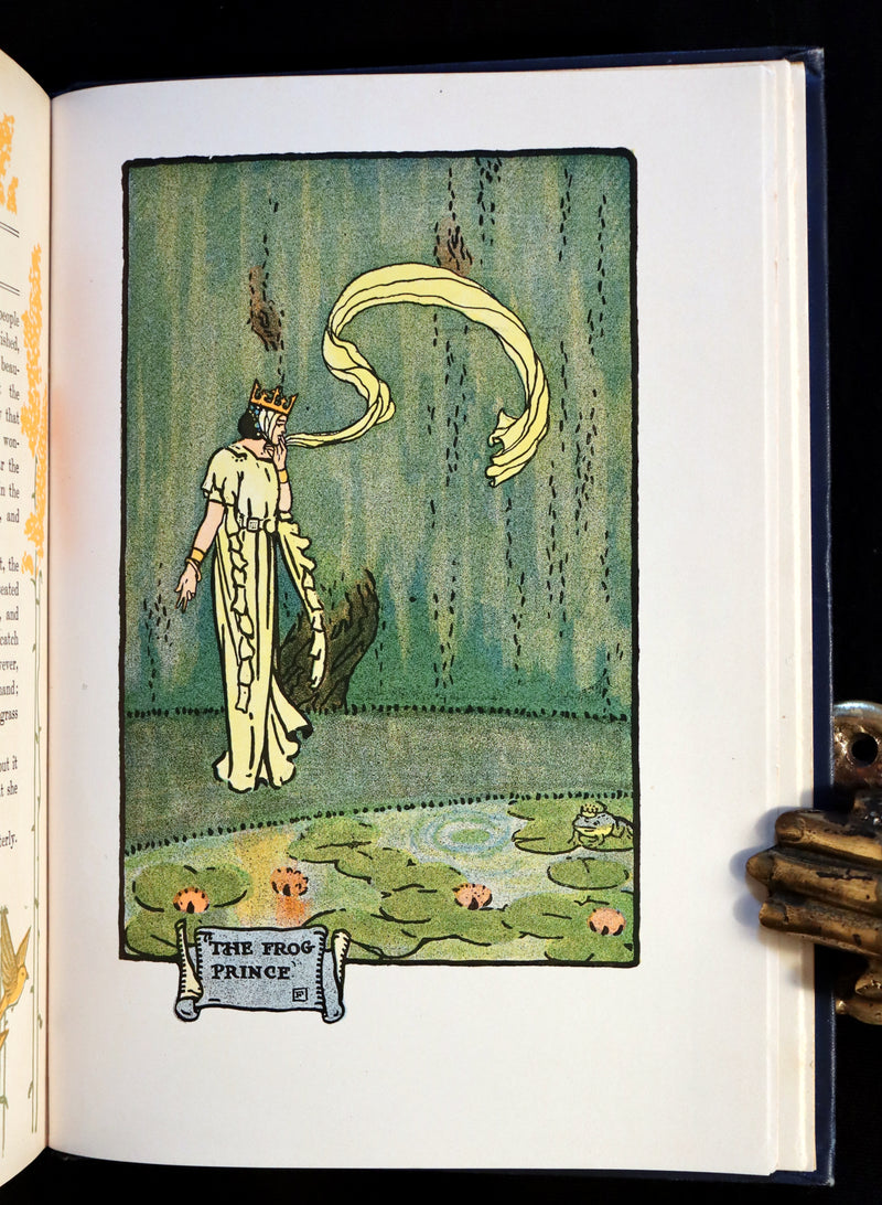 1903 Scarce First Edition - The GOLDENROD FAIRY BOOK illustrated by Charles Buckles Falls.