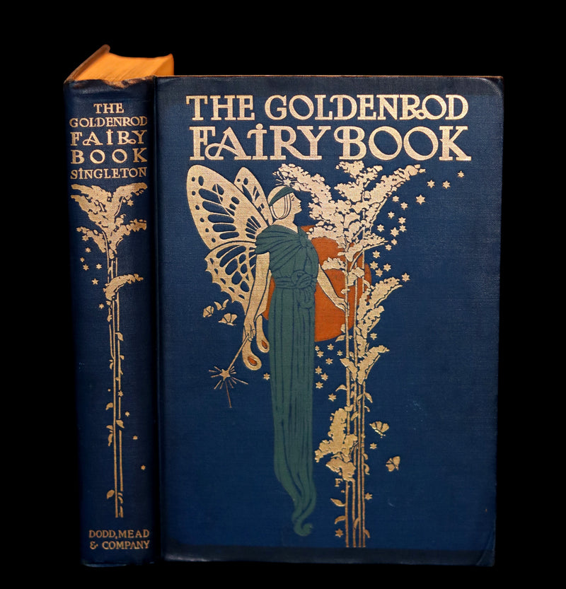 1903 Scarce First Edition - The GOLDENROD FAIRY BOOK illustrated by Charles Buckles Falls.
