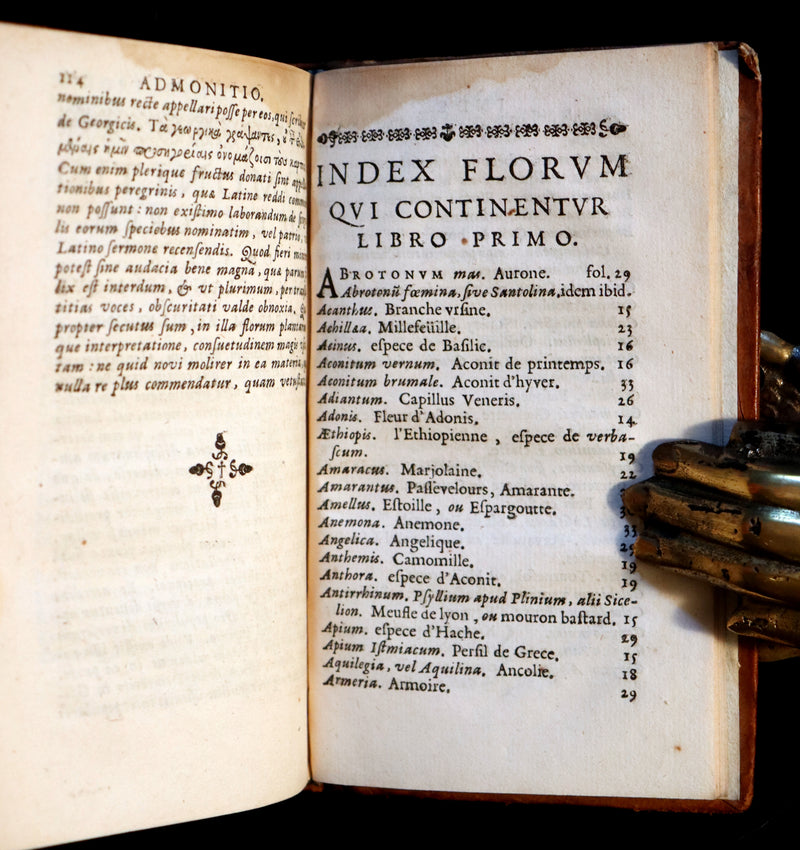 1666 Rare Latin Book - Rene Rapin's celebrated poem on GARDENS - Hortorum libri IV.