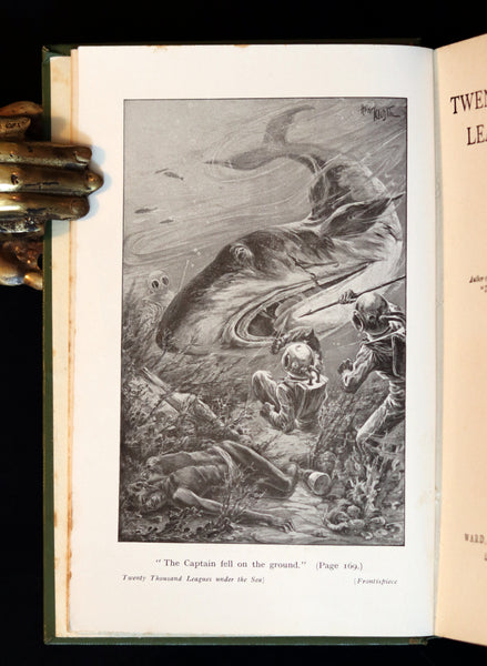 1920 Rare Book - Twenty Thousand Leagues Under the Sea by Jules Verne.