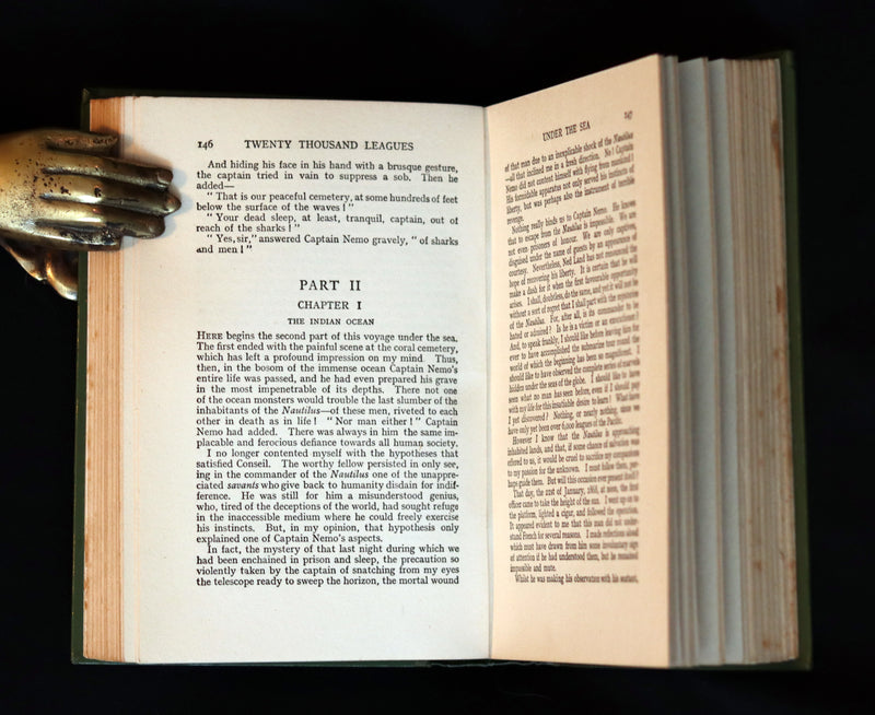 1920 Rare Book - Twenty Thousand Leagues Under the Sea by Jules Verne.