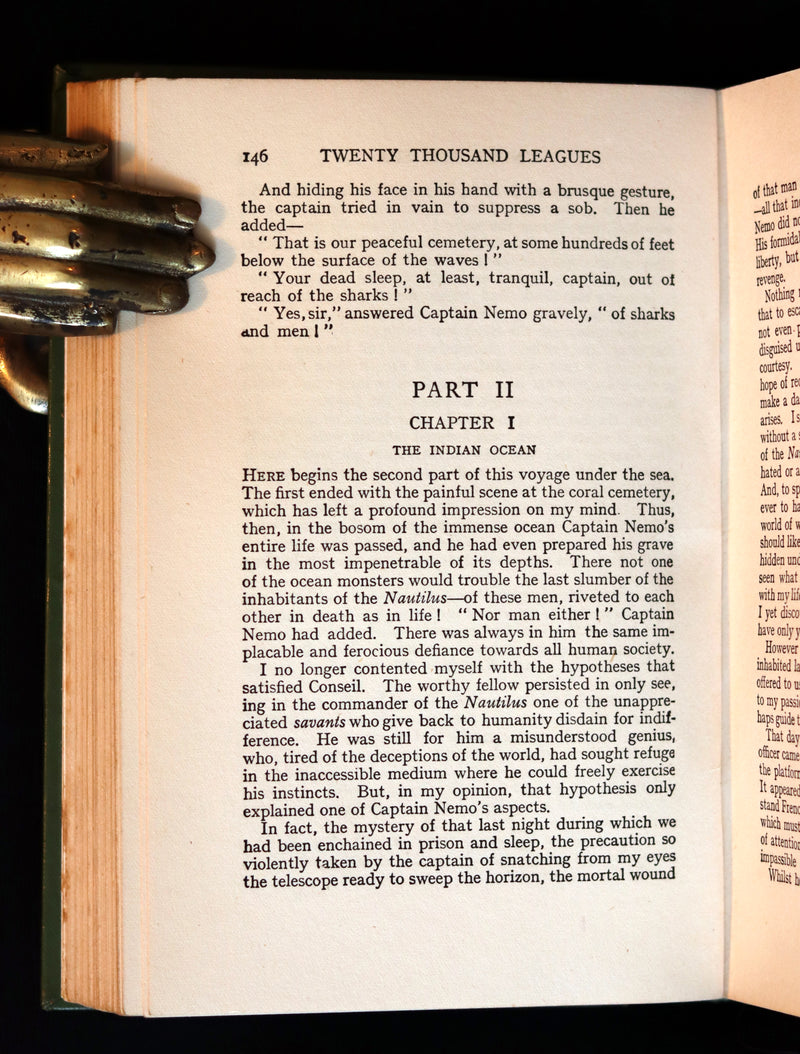 1920 Rare Book - Twenty Thousand Leagues Under the Sea by Jules Verne.