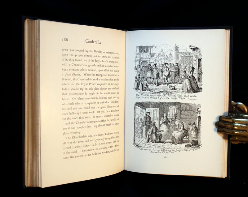 1897 Scarce First Edition - The CRUIKSHANK FAIRY BOOK - Four Famous Stories Illustrated.