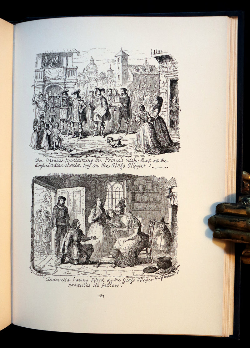 1897 Scarce First Edition - The CRUIKSHANK FAIRY BOOK - Four Famous Stories Illustrated.