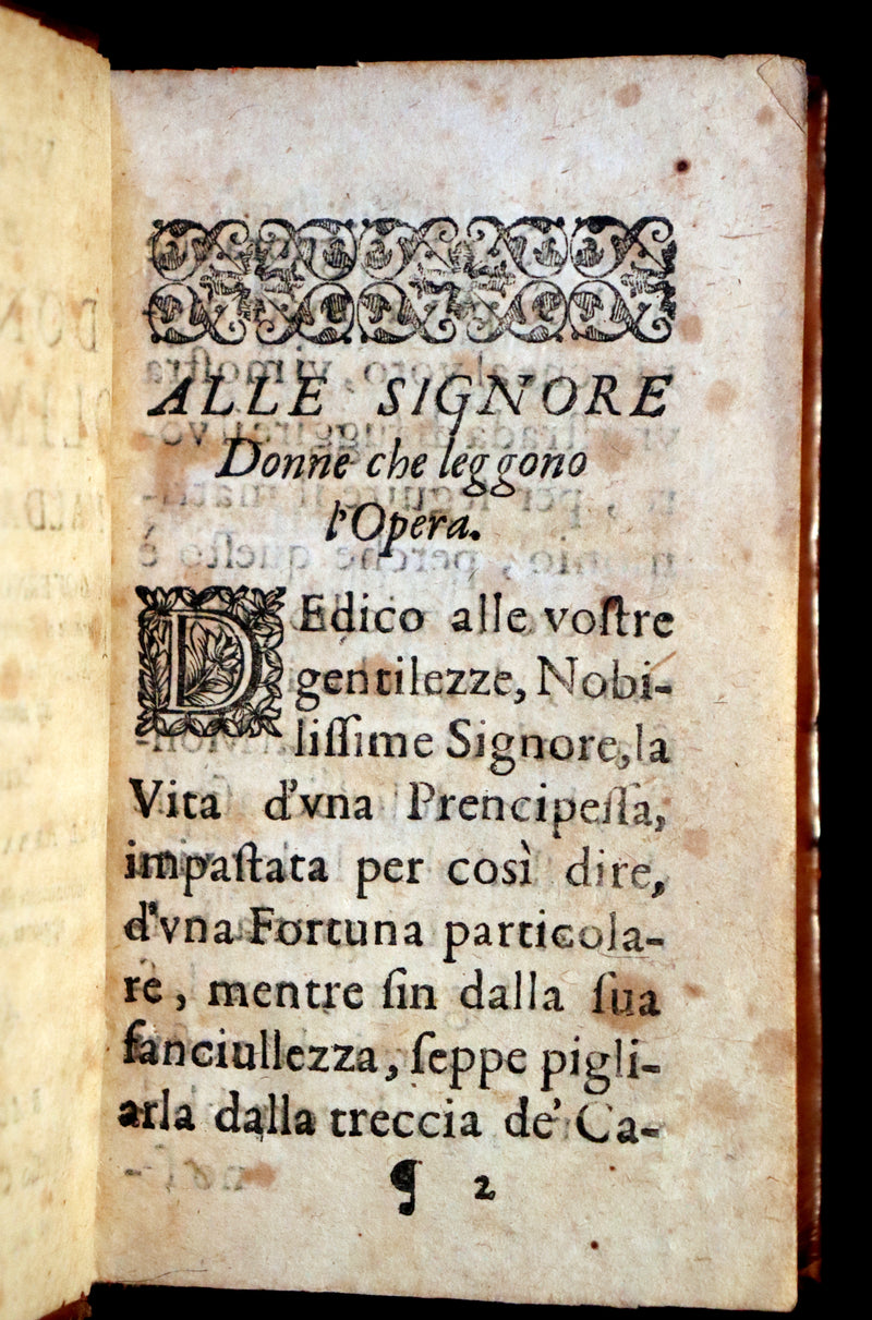 1667 Rare Italian Book - Life Of Donna Olimpia Maldachini - Vita di Donna Olimpia Maldachini.