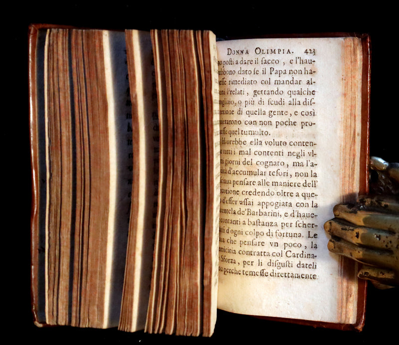 1667 Rare Italian Book - Life Of Donna Olimpia Maldachini - Vita di Donna Olimpia Maldachini.