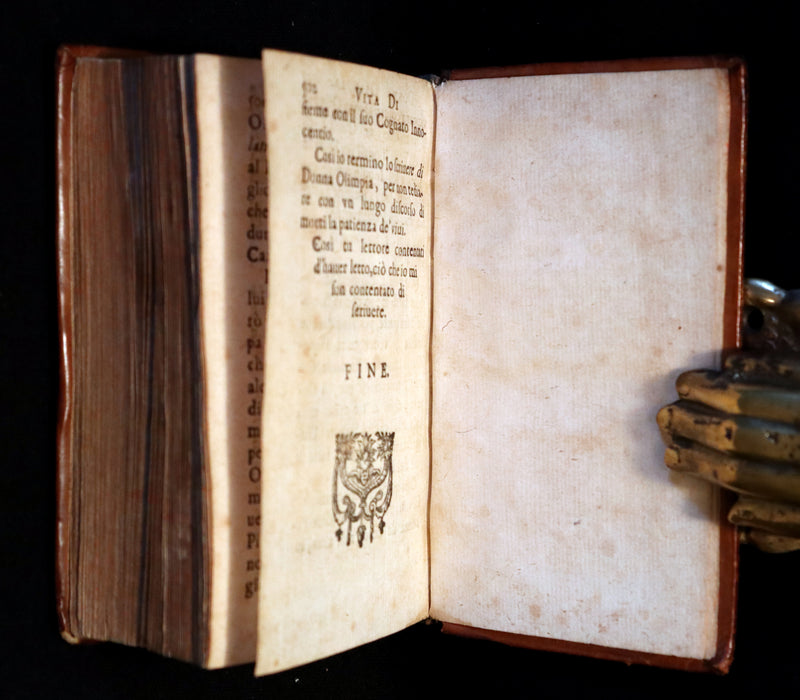 1667 Rare Italian Book - Life Of Donna Olimpia Maldachini - Vita di Donna Olimpia Maldachini.