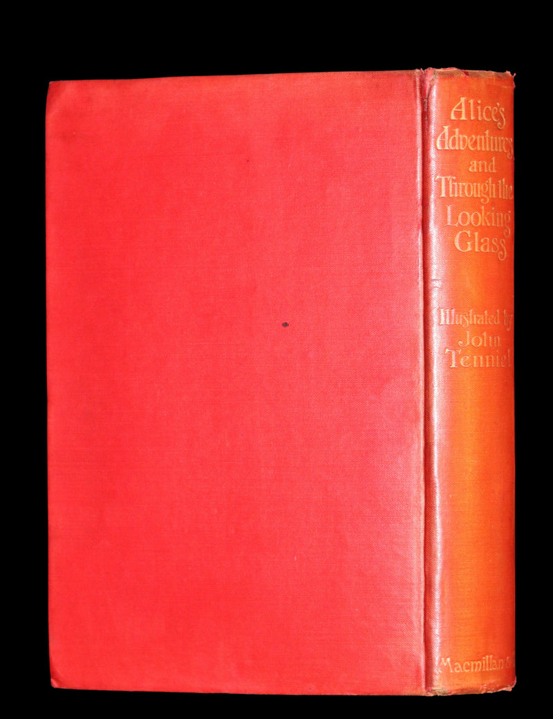 1911 Scarce First COLOR illustrated Edition - Alice's Adventures in Wonderland & Through the Looking-Glass.