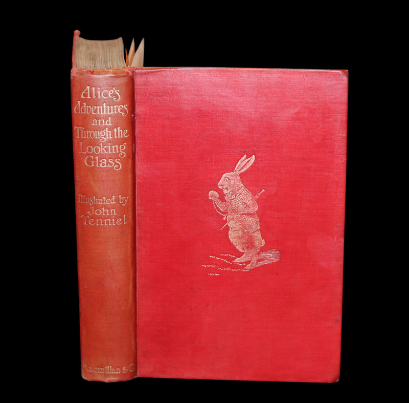 1911 Scarce First COLOR illustrated Edition - Alice's Adventures in Wonderland & Through the Looking-Glass.