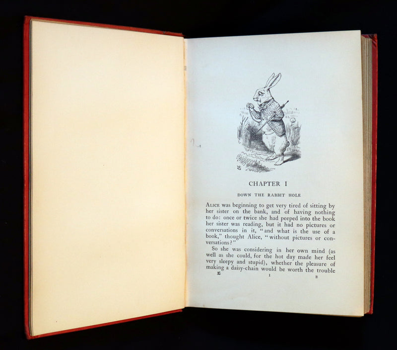 1911 Scarce First COLOR illustrated Edition - Alice's Adventures in Wonderland & Through the Looking-Glass.