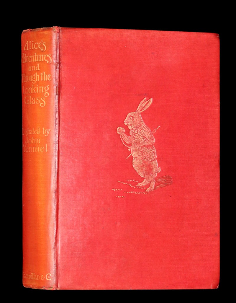 1911 Scarce First COLOR illustrated Edition - Alice's Adventures in Wonderland & Through the Looking-Glass.