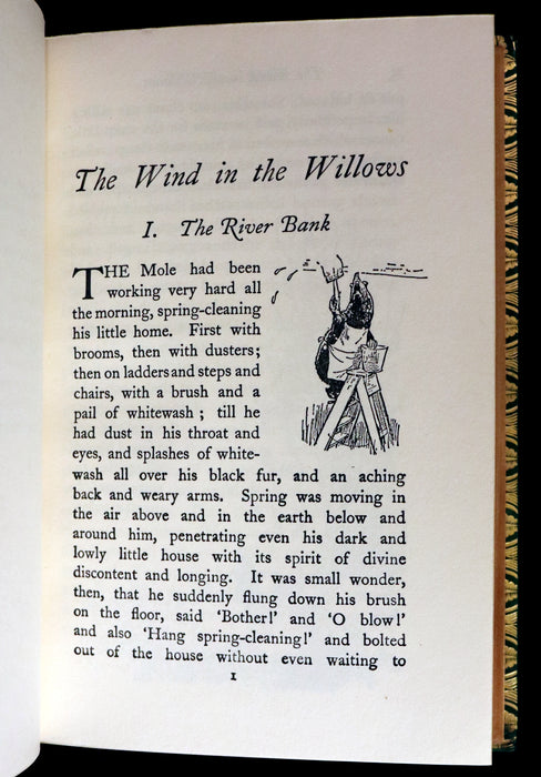 1978 Beautifully Illustrated by Shepard & bound by Bayntun - THE WIND IN THE WILLOWS by Kenneth Grahame.