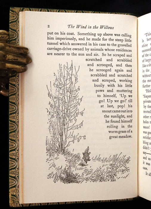 1978 Beautifully Illustrated by Shepard & bound by Bayntun - THE WIND IN THE WILLOWS by Kenneth Grahame.