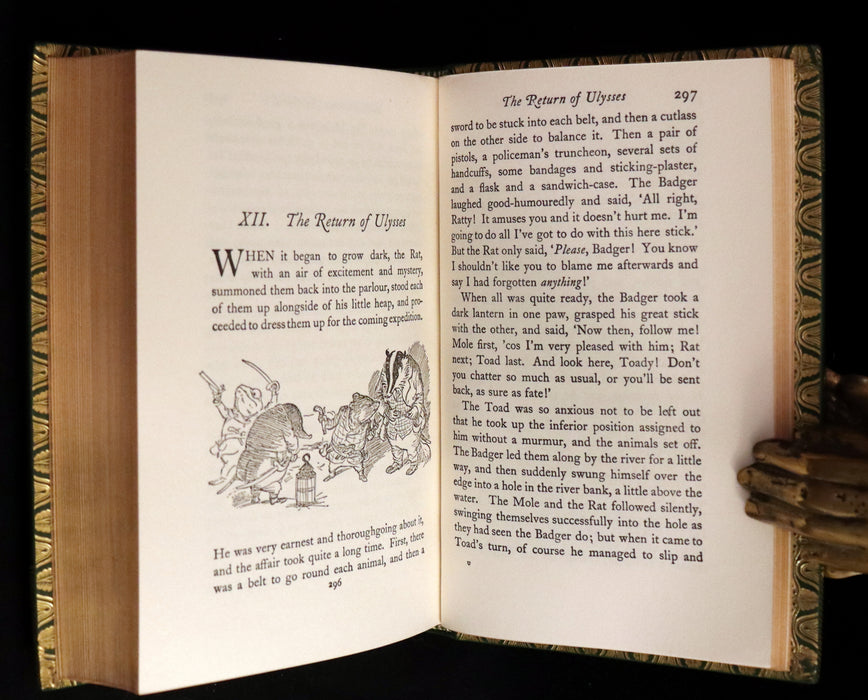 1978 Beautifully Illustrated by Shepard & bound by Bayntun - THE WIND IN THE WILLOWS by Kenneth Grahame.