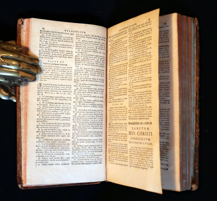 1664 Rare Latin Bible - Novum Jesu Christi Testamentum - New Testament.