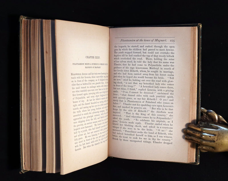 1874 Rare Book - PHANTASMION a FAIRY TALE by Sara Coleridge Signed by Lord Coleridge.