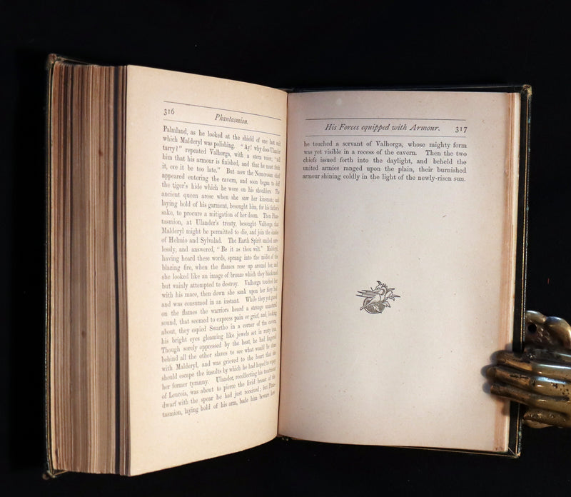 1874 Rare Book - PHANTASMION a FAIRY TALE by Sara Coleridge Signed by Lord Coleridge.