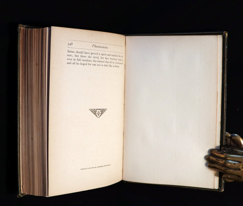 1874 Rare Book - PHANTASMION a FAIRY TALE by Sara Coleridge Signed by Lord Coleridge.