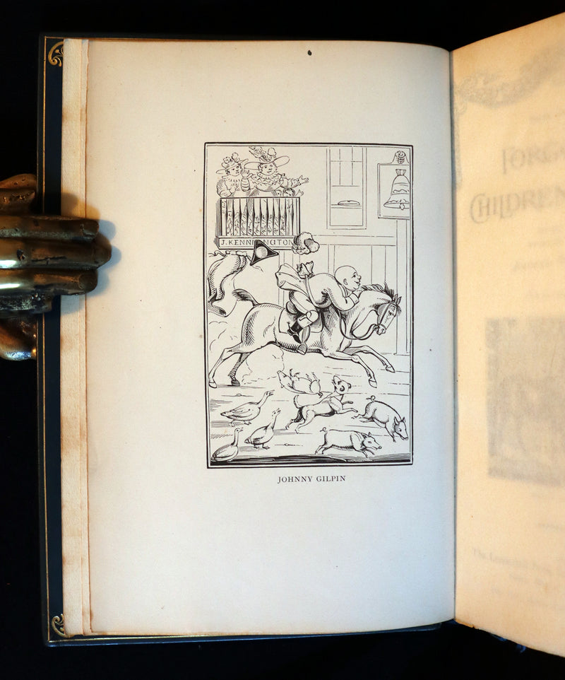 1898 Rare 1stED in a Bayntun Binding - Pages and Pictures from Forgotten Children's Books by Tuer.