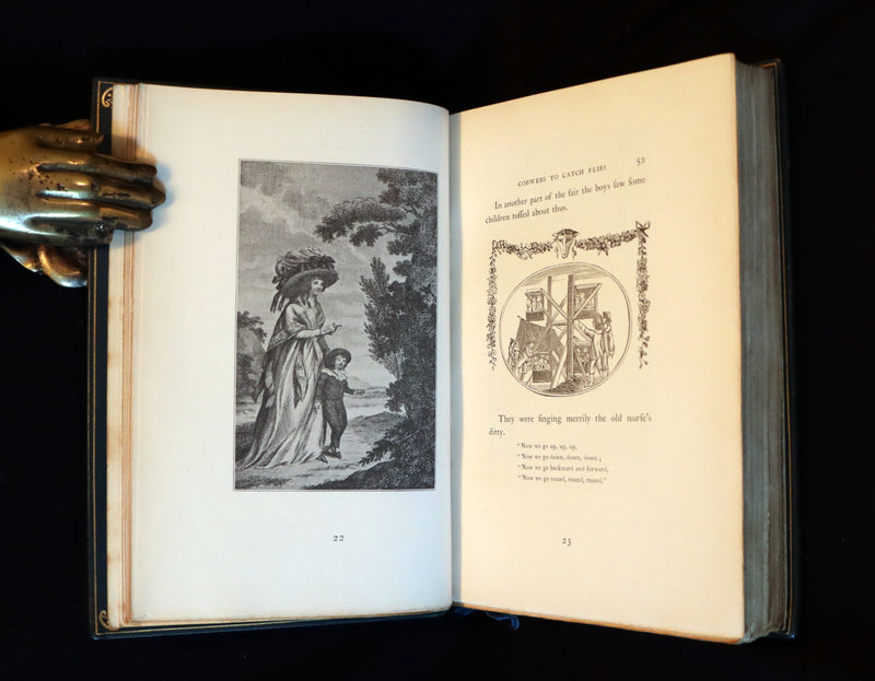 1898 Rare 1stED in a Bayntun Binding - Pages and Pictures from Forgotten Children's Books by Tuer.