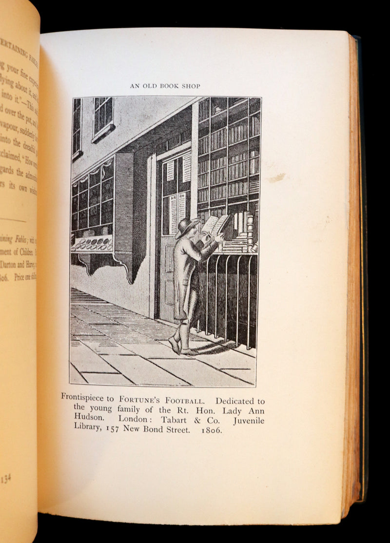 1898 Rare 1stED in a Bayntun Binding - Pages and Pictures from Forgotten Children's Books by Tuer.