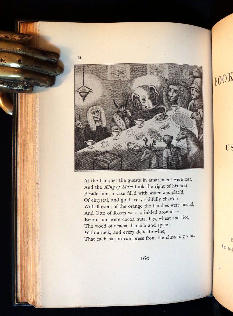 1898 Rare 1stED in a Bayntun Binding - Pages and Pictures from Forgotten Children's Books by Tuer.