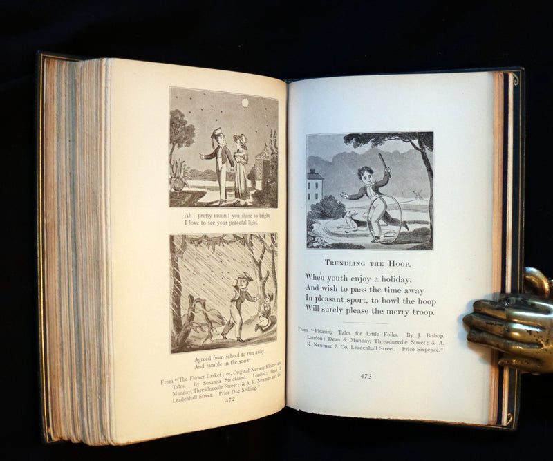 1898 Rare 1stED in a Bayntun Binding - Pages and Pictures from Forgotten Children's Books by Tuer.