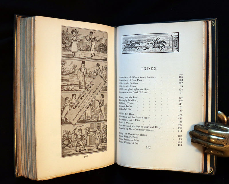 1898 Rare 1stED in a Bayntun Binding - Pages and Pictures from Forgotten Children's Books by Tuer.