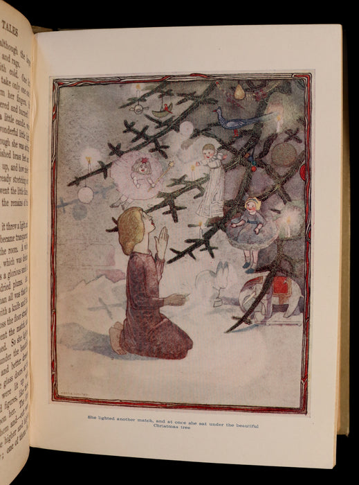 1920 Rare Edition - Hans Christian Andersen FAIRY TALES illustrated by CECILE WALTON.