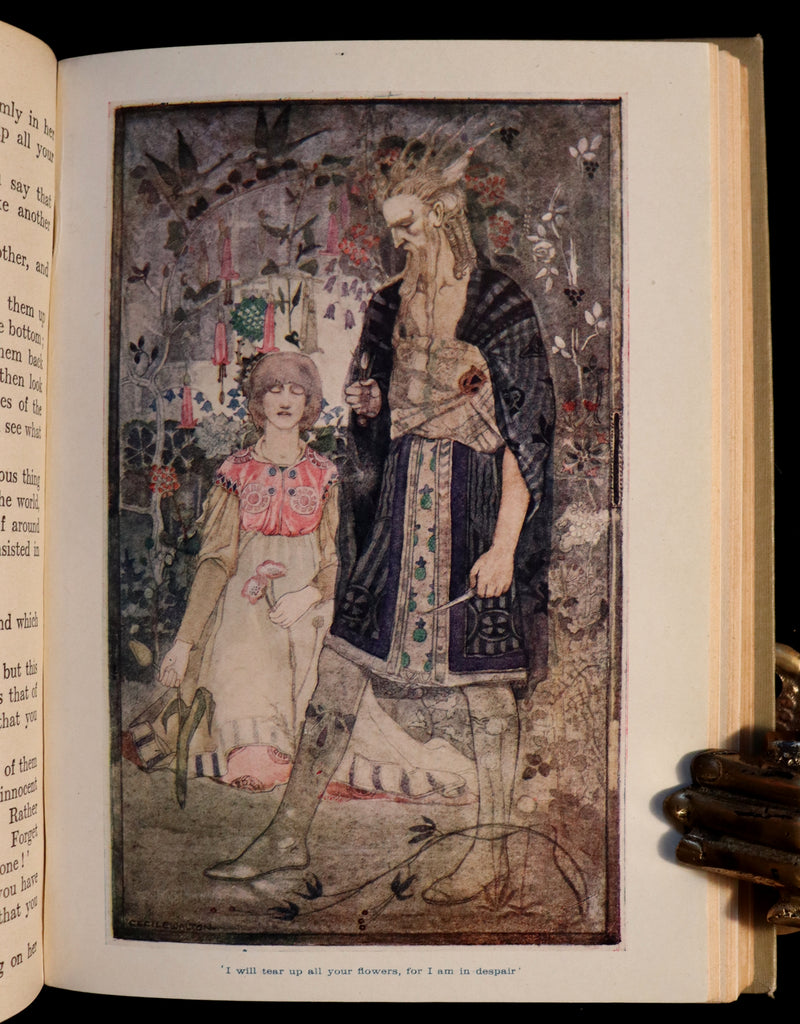 1920 Rare Edition - Hans Christian Andersen FAIRY TALES illustrated by CECILE WALTON.