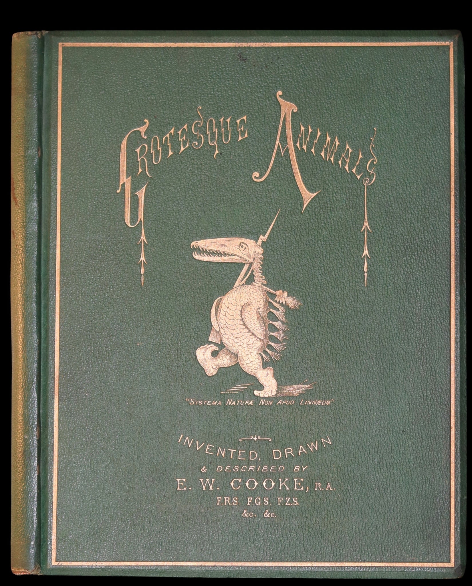 1872 Scarce First Edition - GROTESQUE ANIMALS Invented, Drawn and Described by E.W. Cooke.