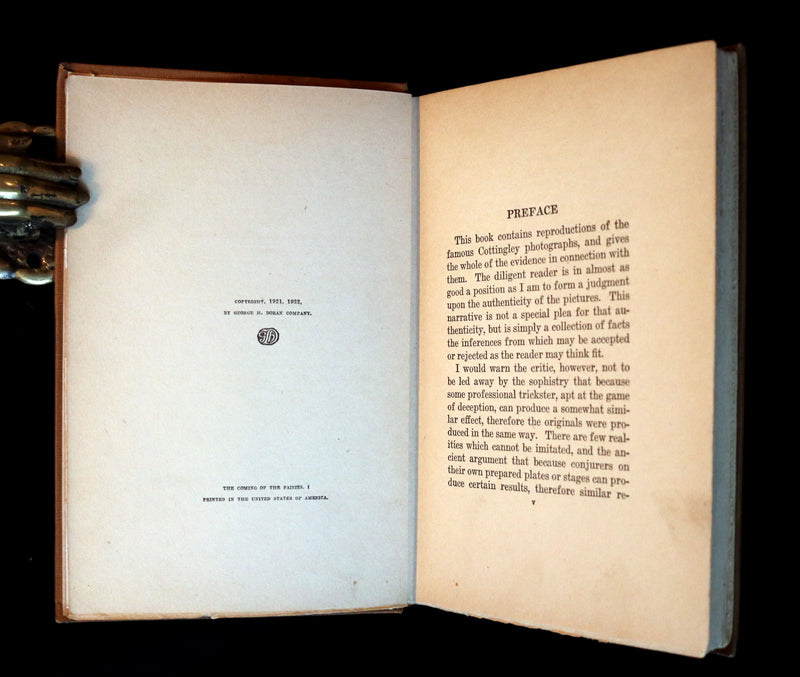 1922 Scarce First Edition on Cottingley FAIRIES - Arthur Conan DOYLE - The Coming of the Fairies.